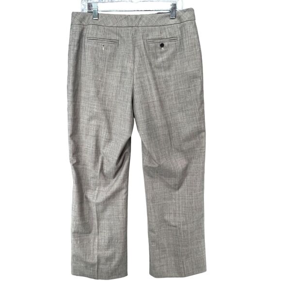 Pendleton Trouser Pants Womens 12 Brown Wool Herringbone Savvy Stretch Classic - Picture 4 of 13